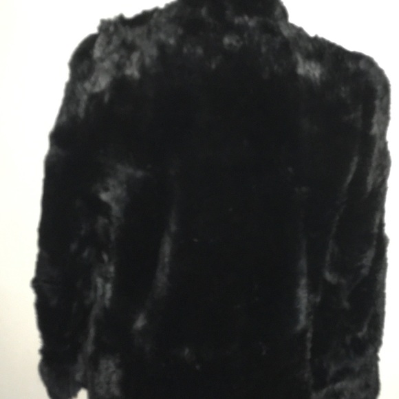 Black Fur Jacket - Picture 3 of 8